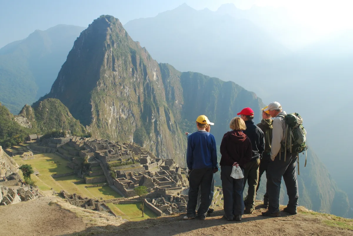 Machu Picchu under clear skies