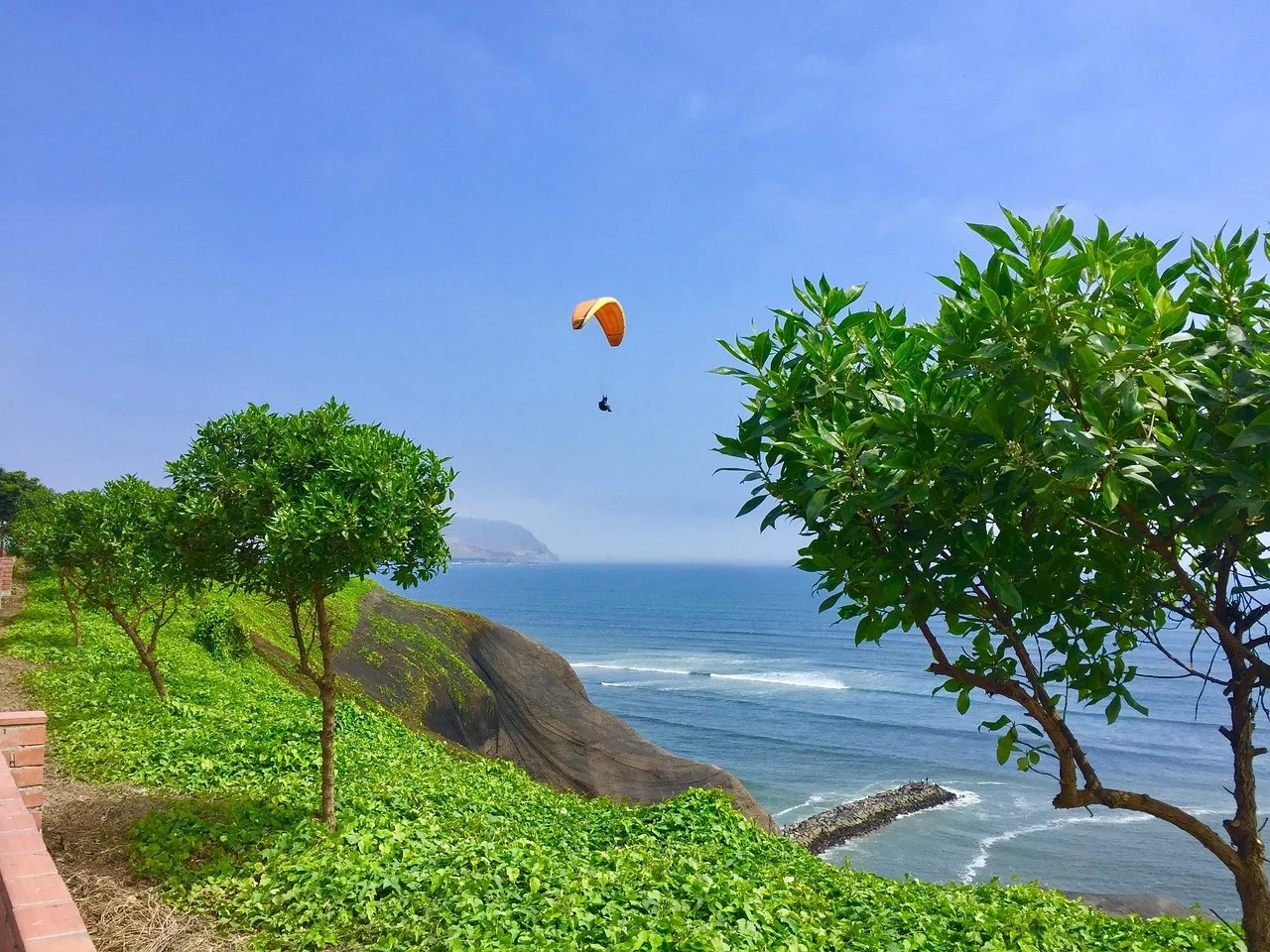 Lima during summer season (December to March).